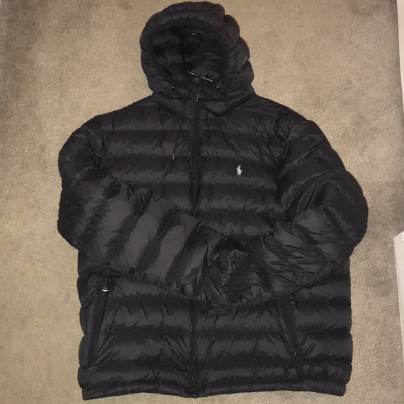 ralph lauren puffer jacket with hood